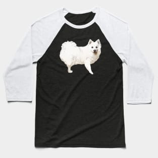 Japanese Spitz Side Look Baseball T-Shirt